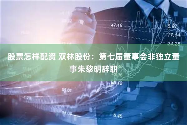 股票怎样配资 双林股份：第七届董事会非独立董事朱黎明辞职
